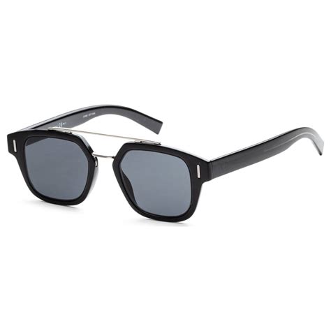 dior fraction 1|DiorFraction1 Black Rectangular Sunglasses .